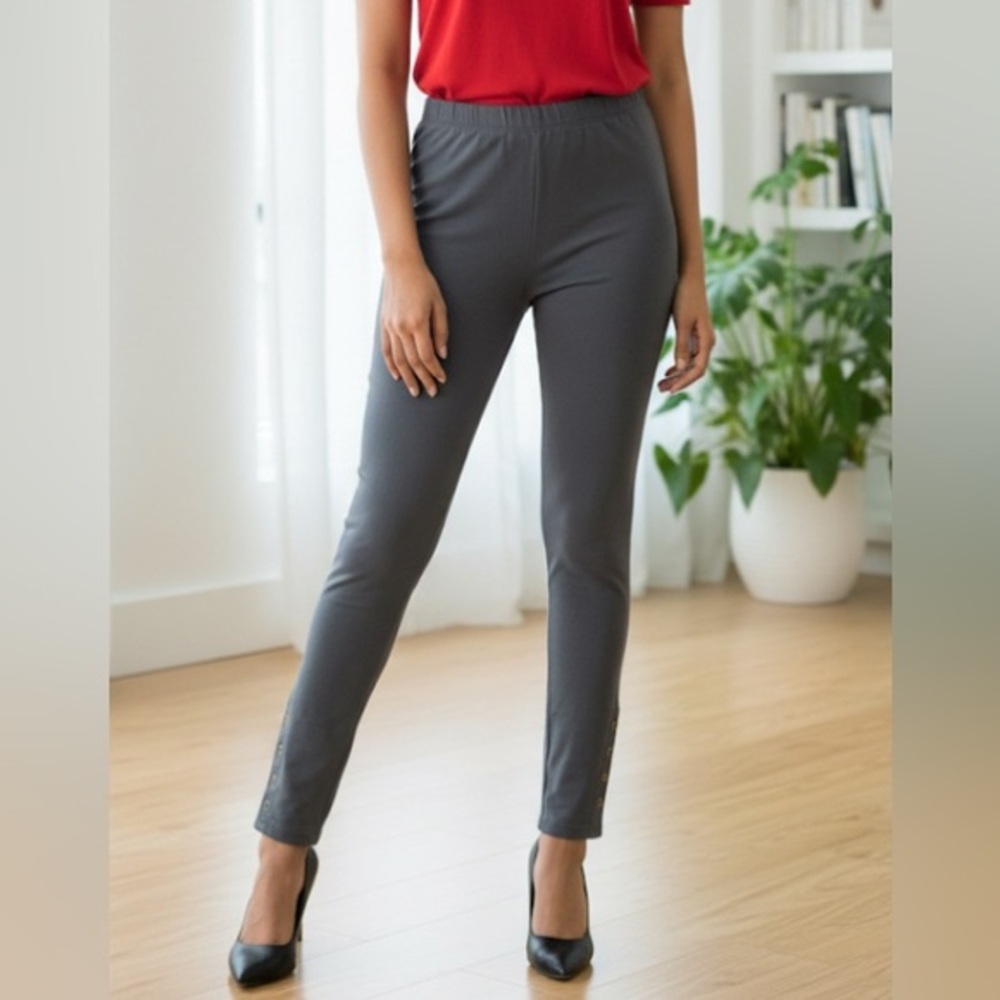 OP Skinny juniors Med grey neutral skinny pants